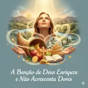 A Benção de Deus Enriquece Não Acrescenta Dores