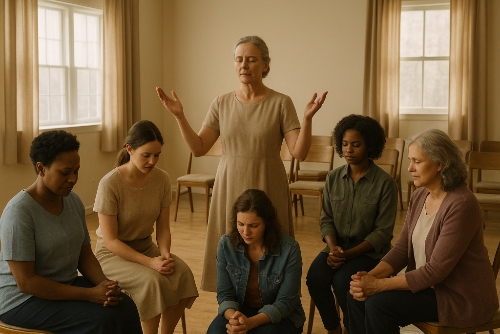 qual o papel da dirigente do círculo de oração