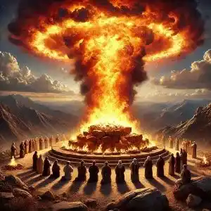 Desceu Fogo do Céu e Consumiu o Holocausto