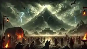 O Povo Teve Medo de Subir ao Monte Versículo