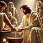 Jesus Lavar os Pés dos Discípulos